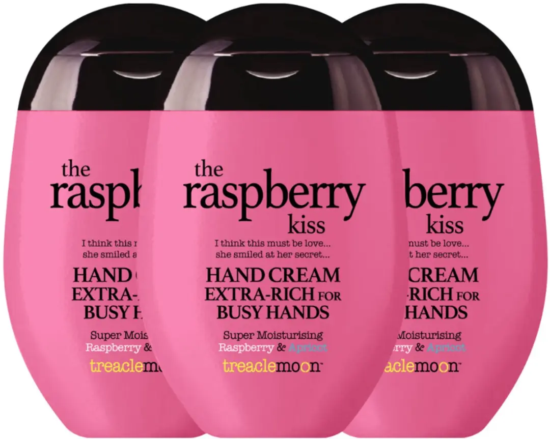 Treaclemoon The Raspberry Kiss Handcrème - 3x75ml