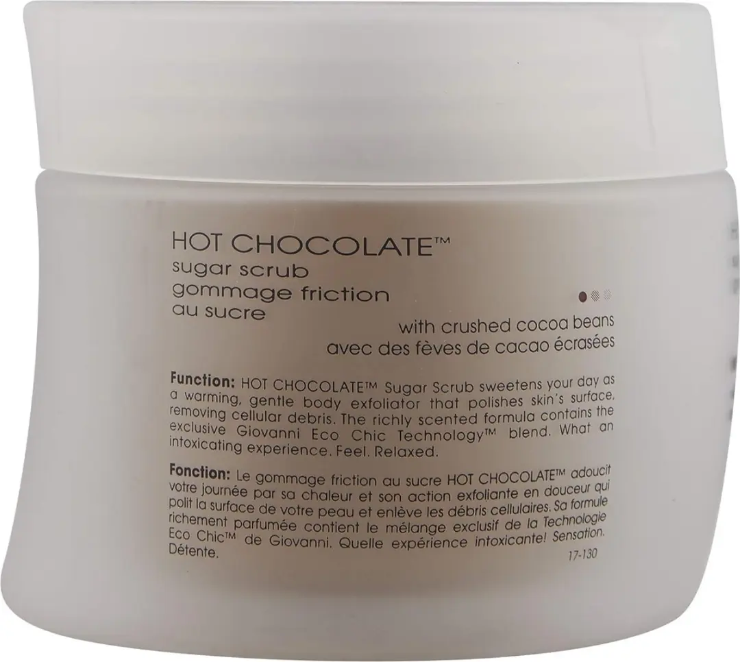 Giovanni Hot Chocolate Sugar Scrub 260ml - Crushed Cocoa Beans