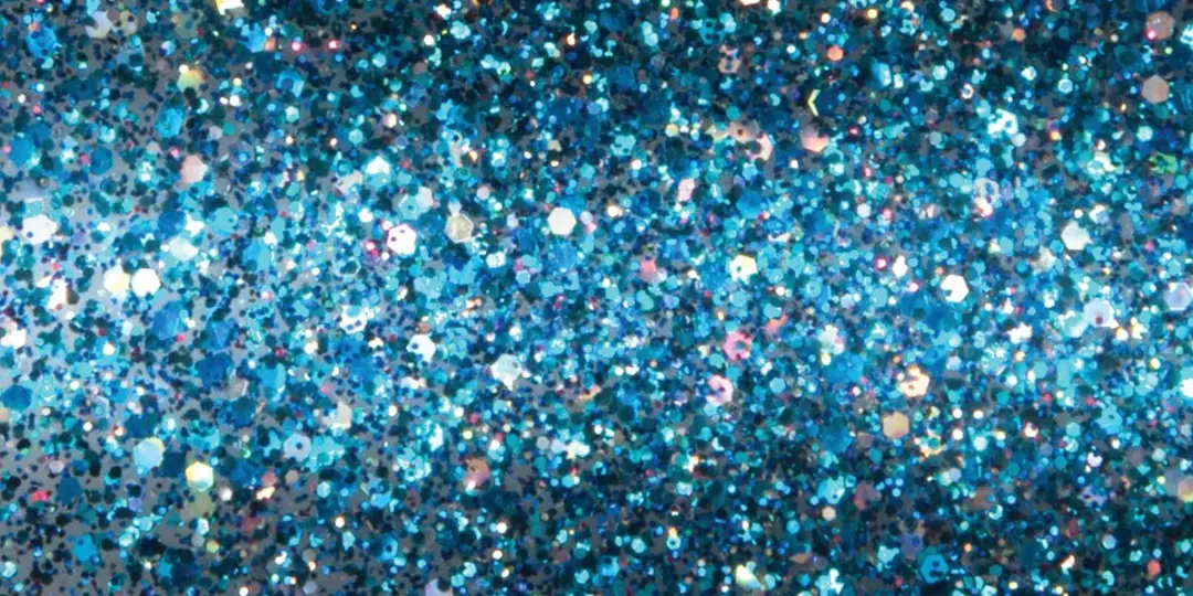 Artistic Nail Design Colour Revolution Emotion - 15ml - Transparant Blauw met grove Glitter
