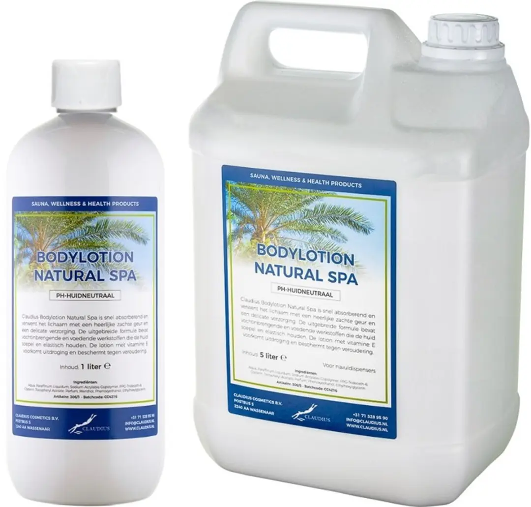 Splashbox Cosmetics Bodylotion Natural Spa 6L - 2 Stuks