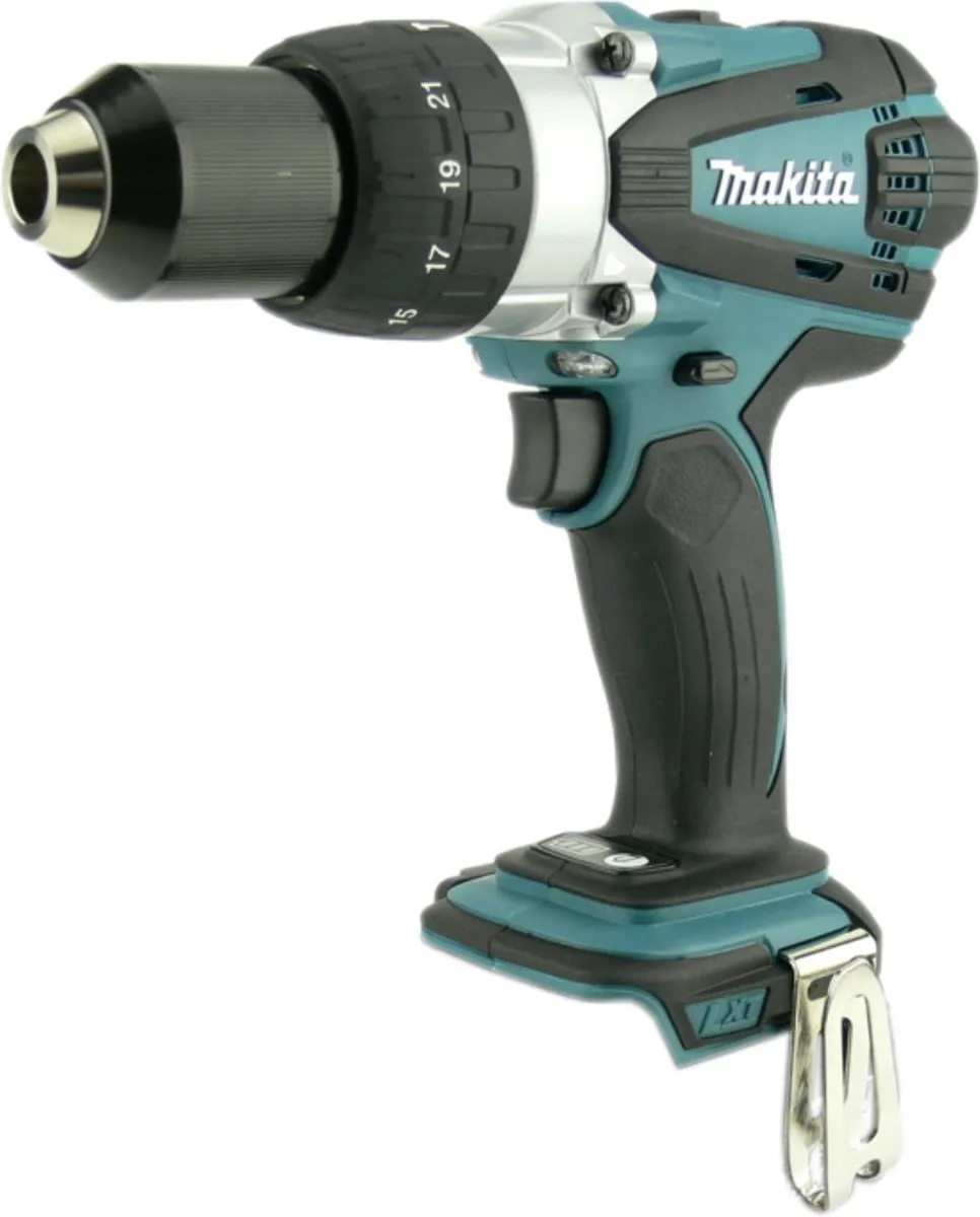Makita BHP458RFJ Klopboor-/schroefmachine - 2x 3.0Ah - 21 standen