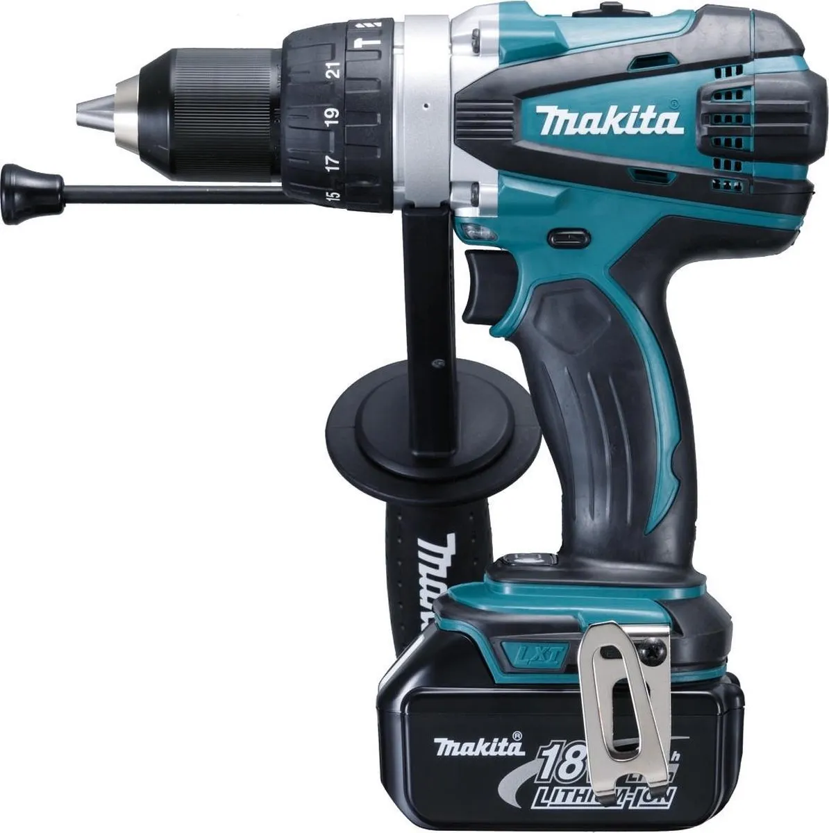 Makita BHP458RFJ Klopboor-/schroefmachine - 2x 3.0Ah - 21 standen
