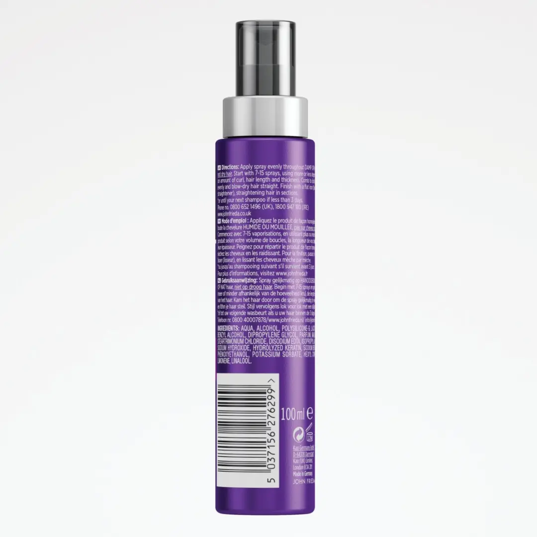 John Frieda Frizz Ease 3-Day Straight Spray 100ml - afbeelding 6 van 6