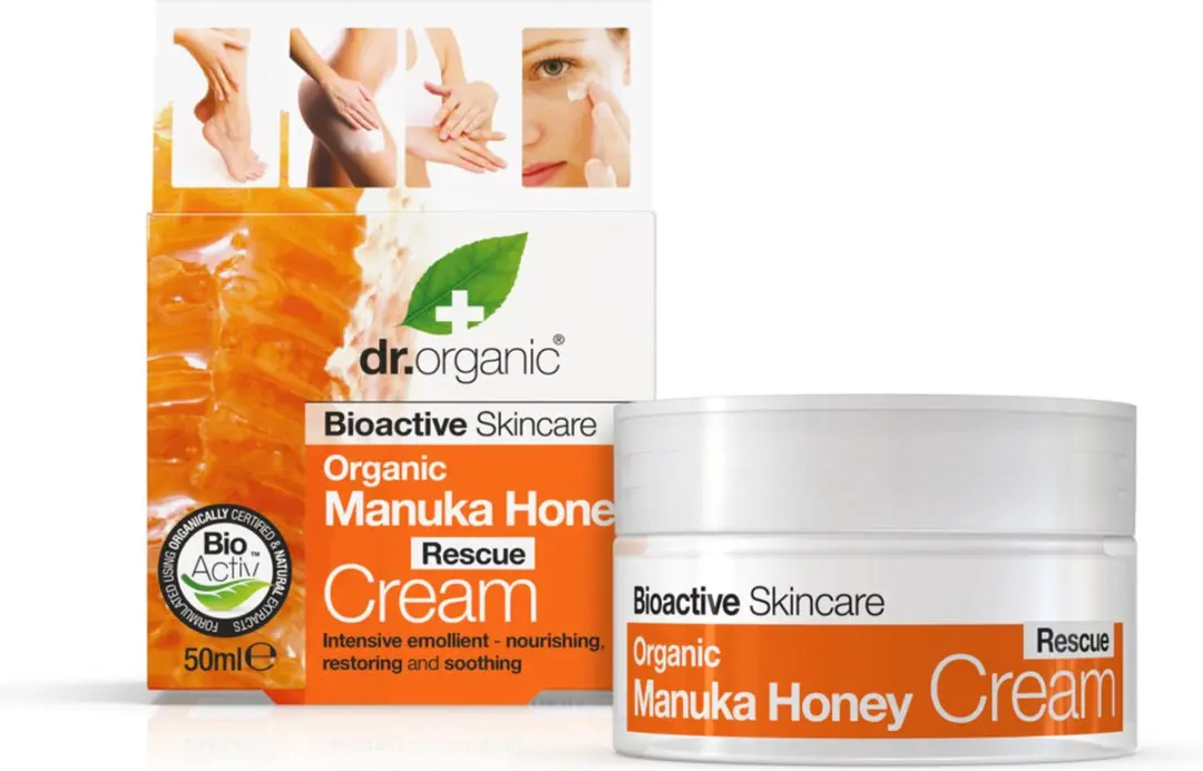 Dr. Organic Manuka Honing Rescue Cream 50ml - 6 Stuks