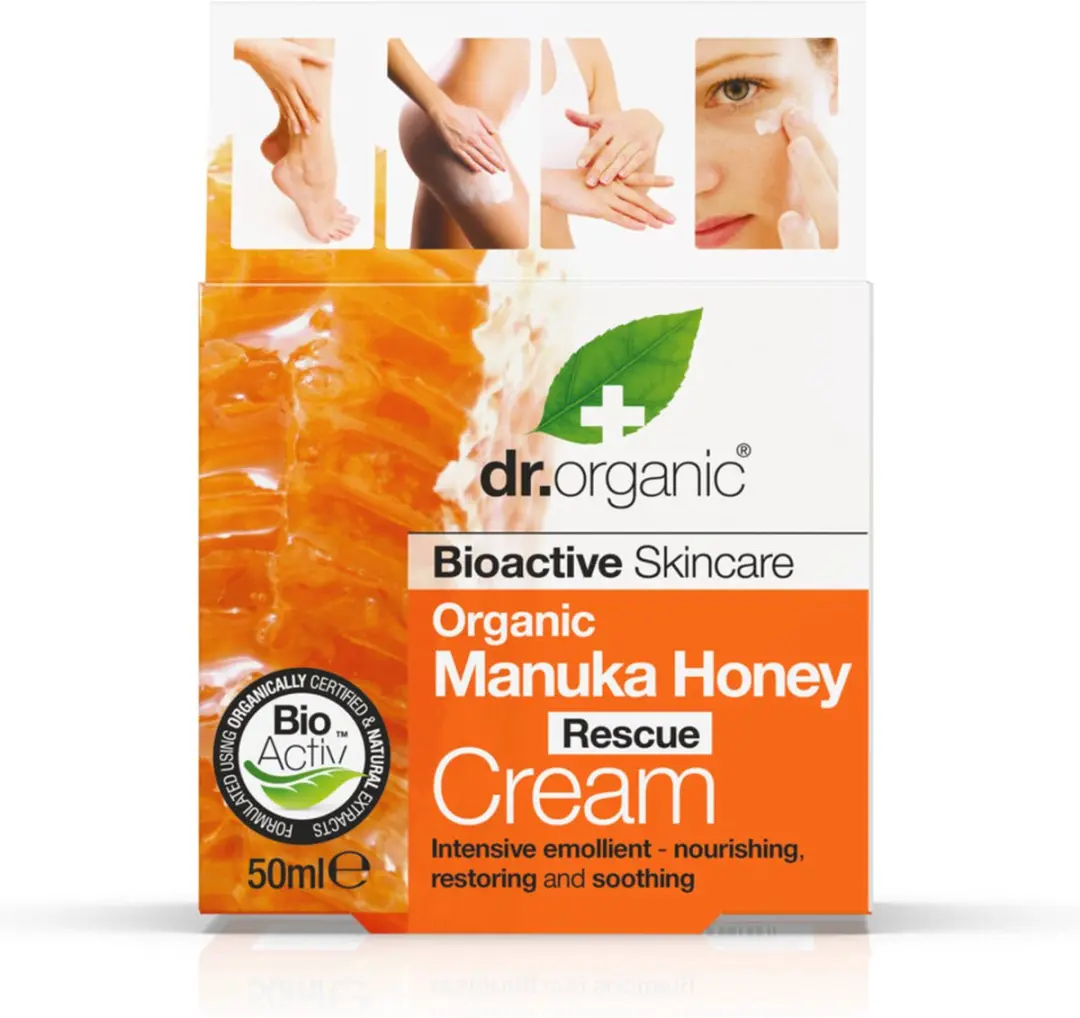 Dr. Organic Manuka Honing Rescue Cream 50ml - 6 Stuks