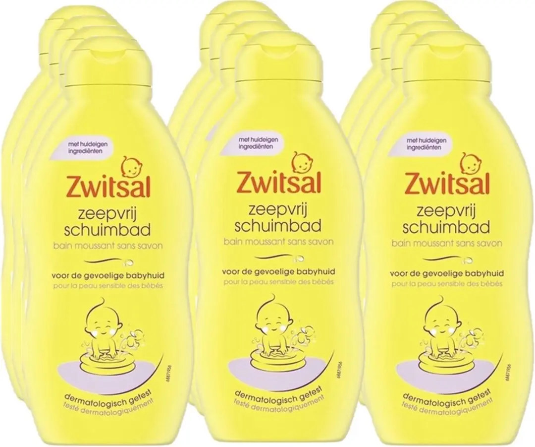 Zwitsal Schuimbad Zeepvrij 400ml