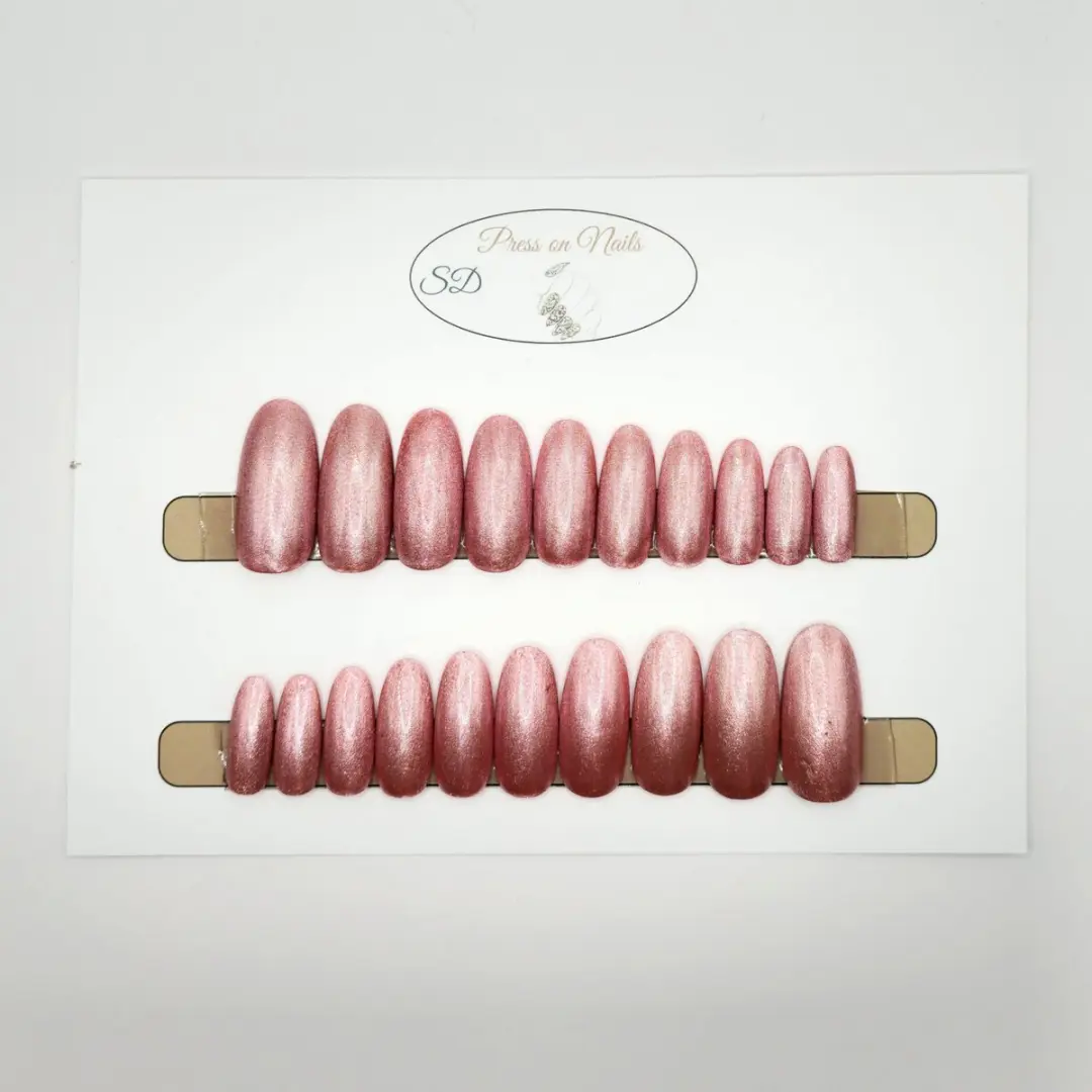 SD Press on Nails B-272 Plaknagels - 20 Stuks - Roze