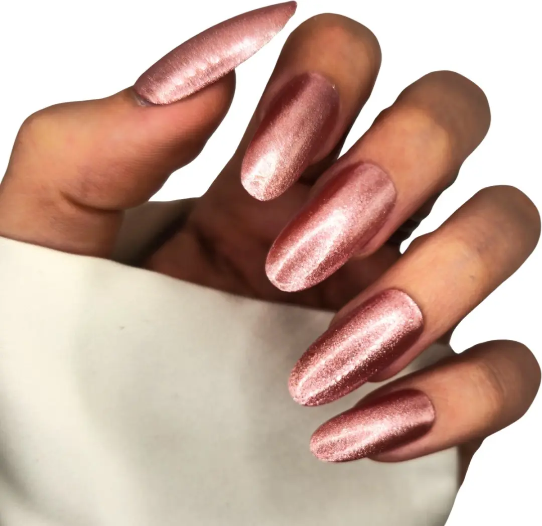 SD Press on Nails B-272 Plaknagels - 20 Stuks - Roze