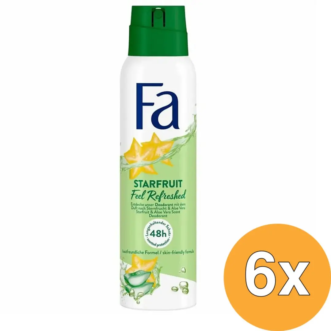Fa Deodorant Starfruit 150ml - 6 Stuks