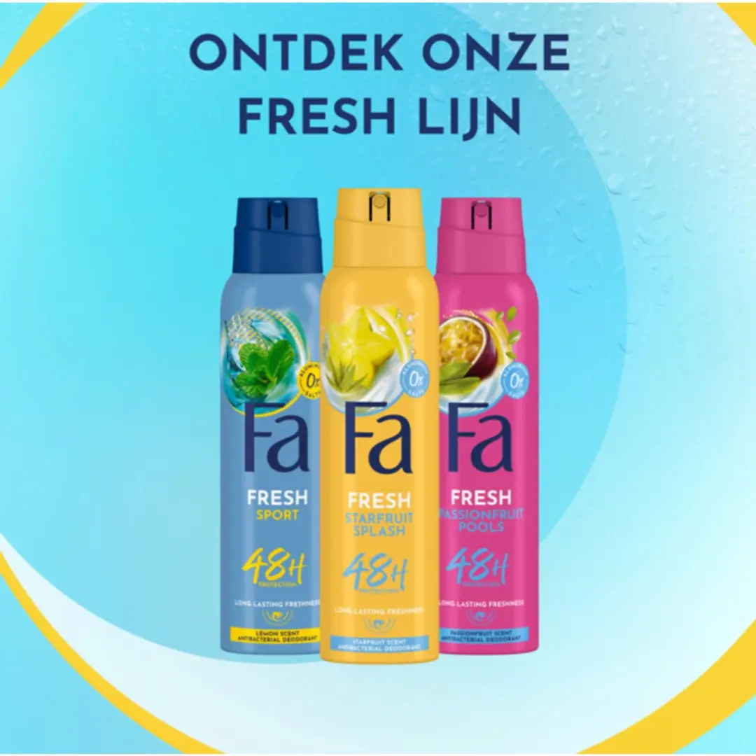 Fa Deodorant Starfruit 150ml - 6 Stuks