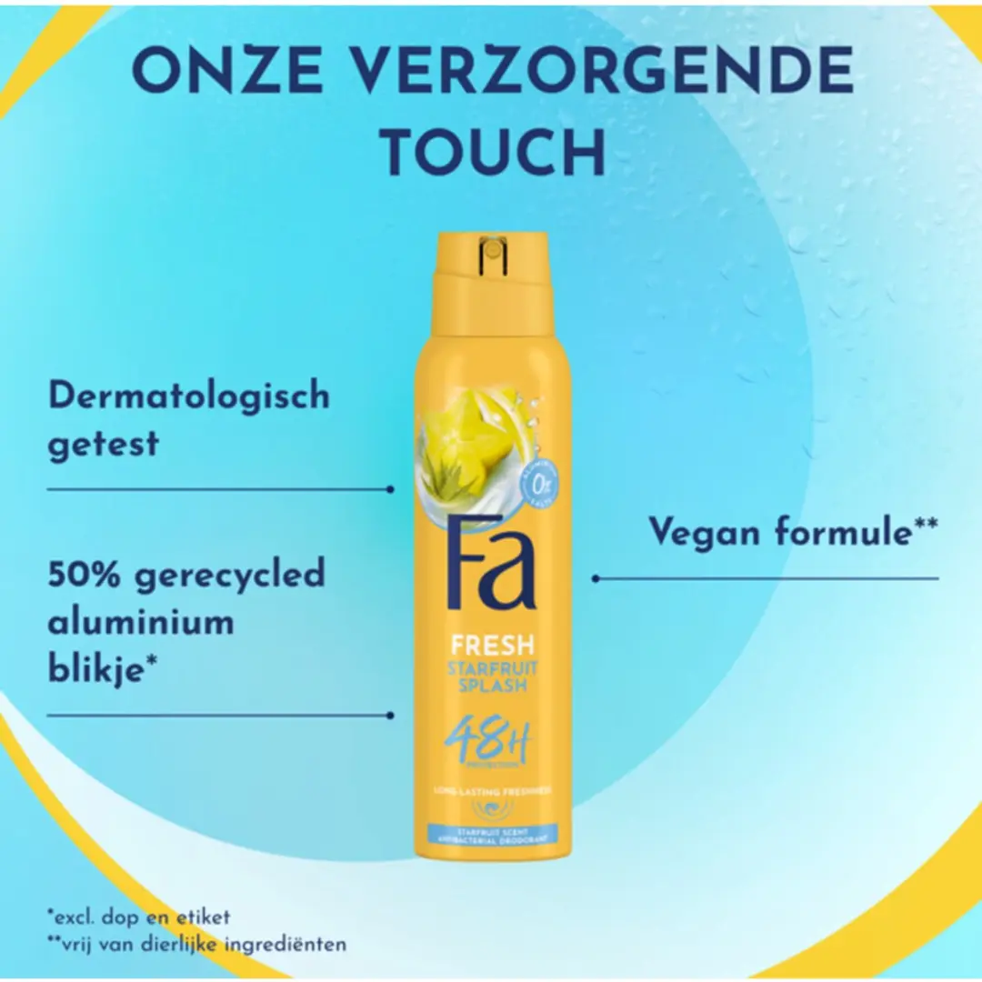 Fa Deodorant Starfruit 150ml - 6 Stuks