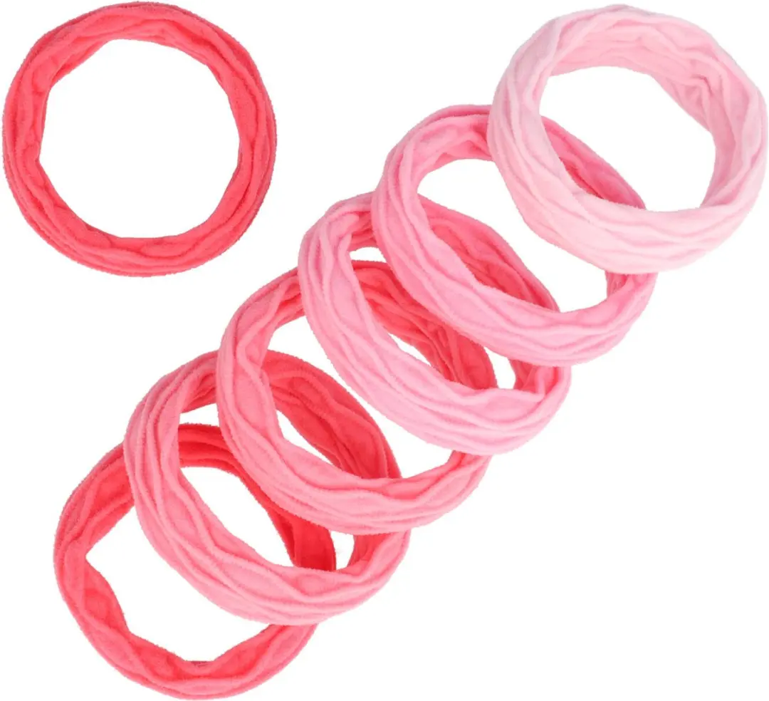Haarsoires Haarelastieken Basic Roze