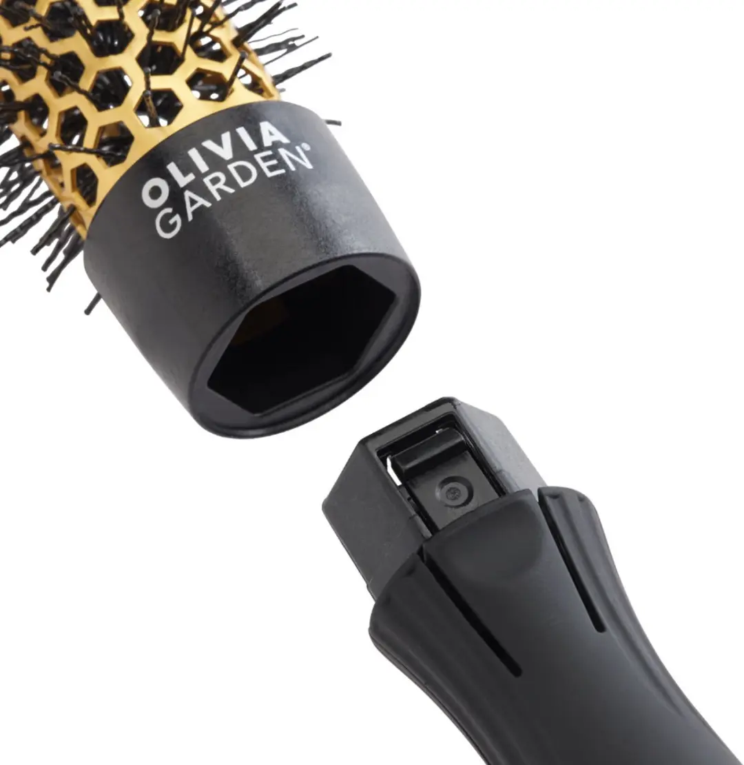 Olivia Garden Multibrush Single Barrel 25mm - Geel