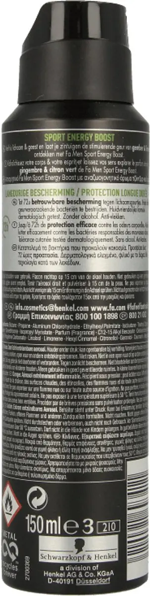 Fa Men Deospray Sport Power Boost 150ml