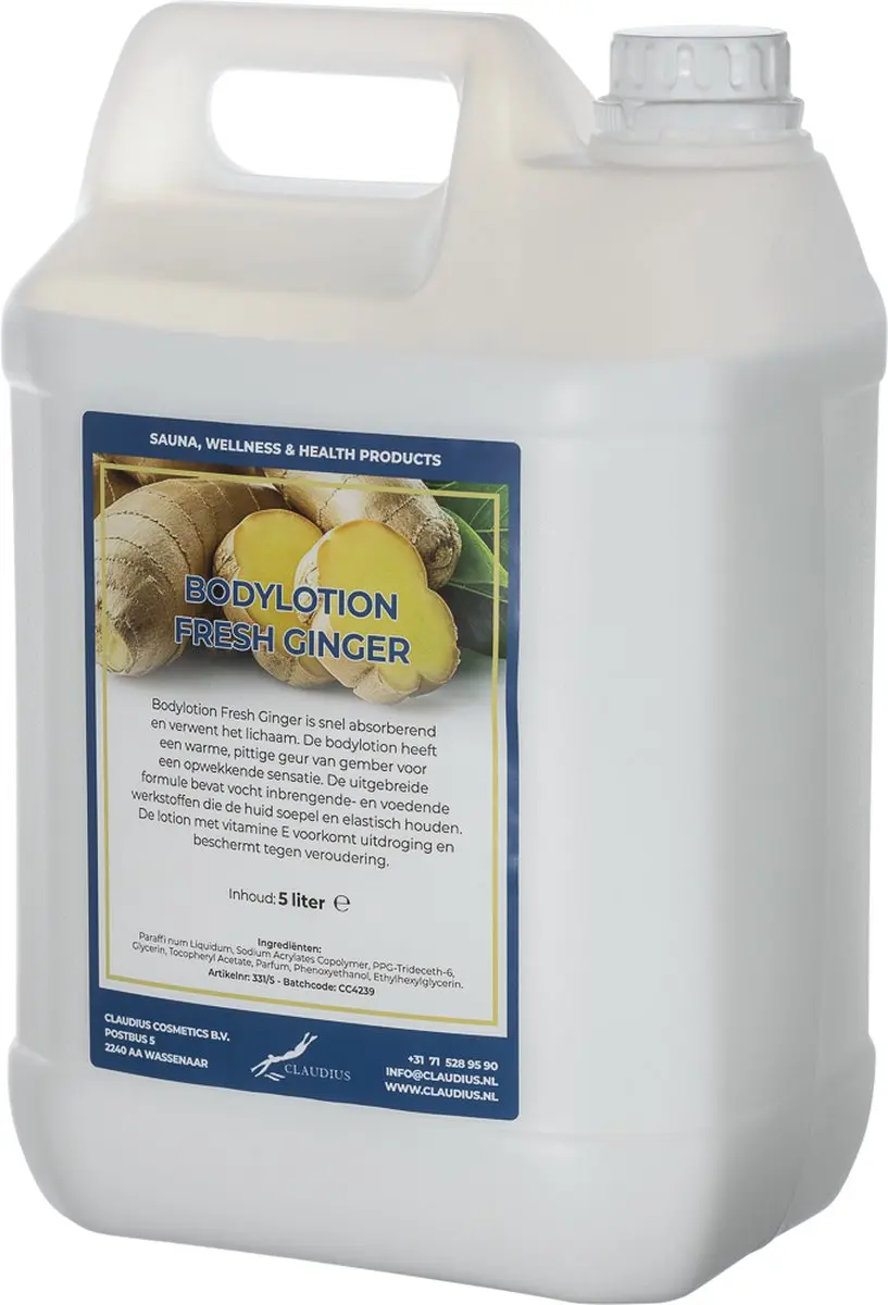 Splashbox Cosmetics Bodylotion Fresh Ginger 5L