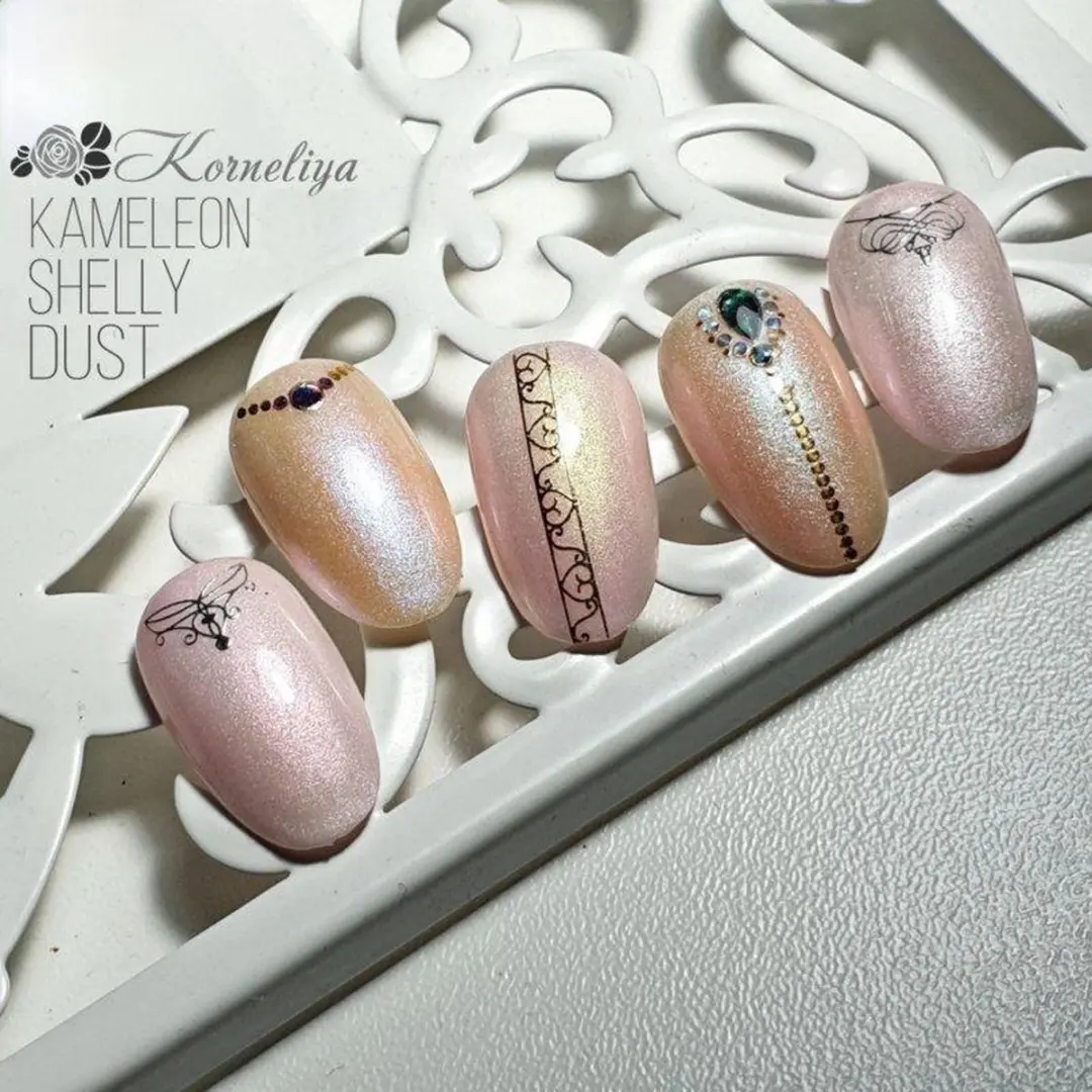 Korneliya Kameleon Shelly Dust 603 - Goud/ Groen