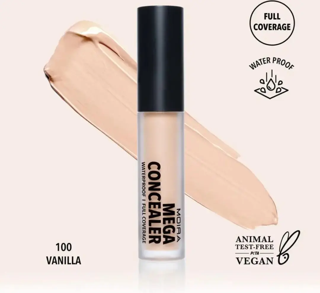 Moira Mega Waterproof Concealer 100 Vanilla - 5g