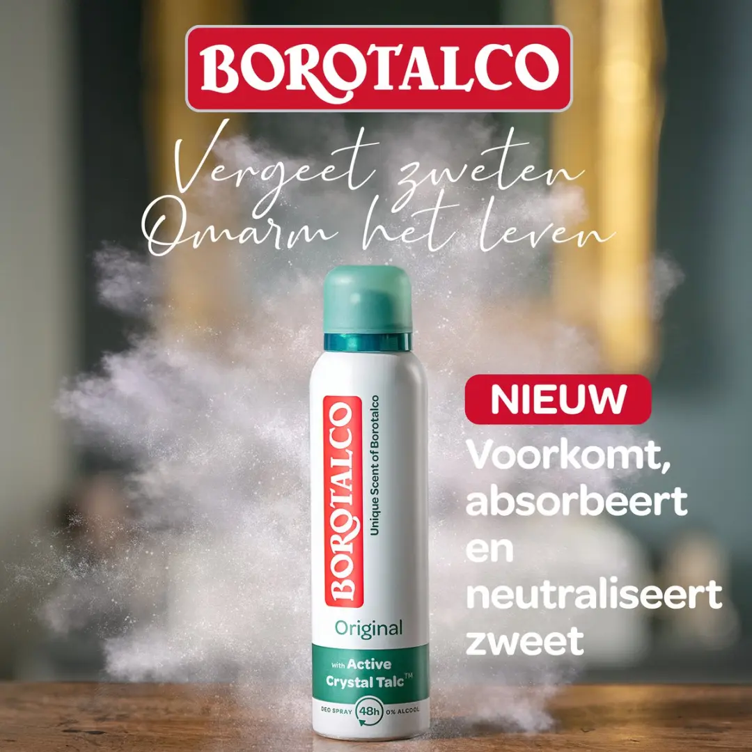 Borotalco Original Deodorant Spray 150ml - 6 Stuks
