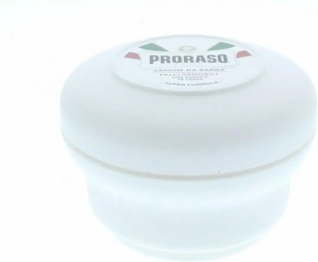 Proraso White Shaving Soap 50ml - Gevoelige Huid