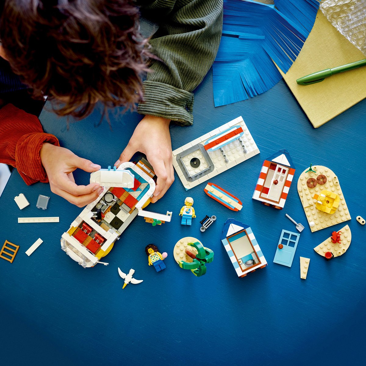 LEGO, 31138 3 in 1 Camper op het strand, Veelkleurig