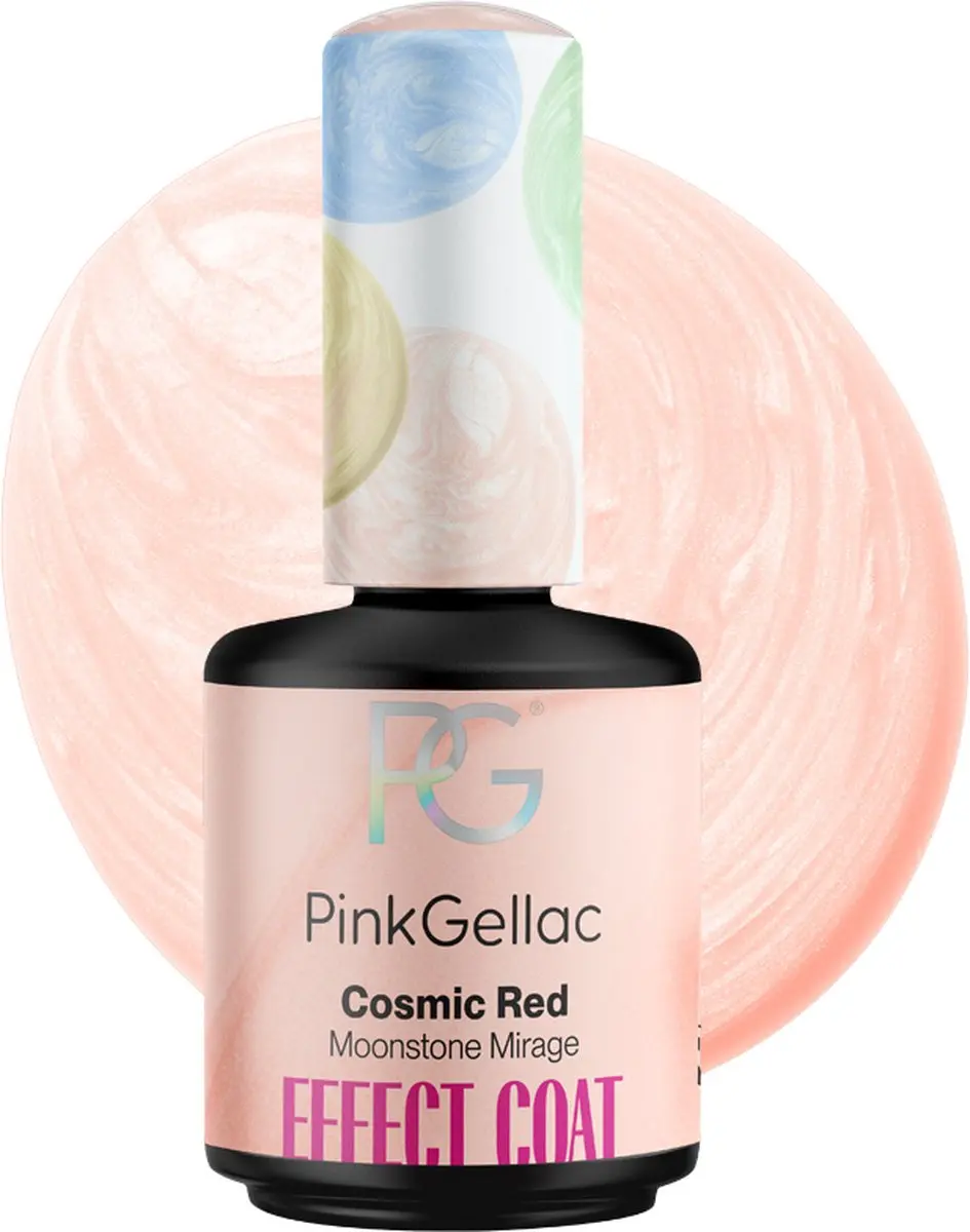 Pink Gellac Cosmic Red Gellak Effect Coat 15ml