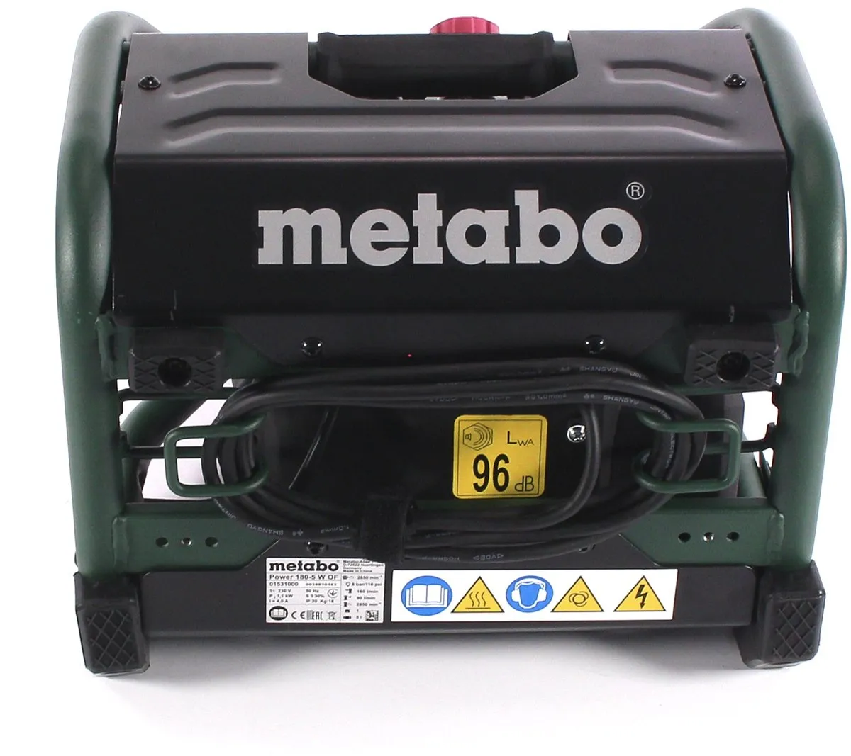 Metabo Power 180-5 W OF Compressor 1100W - 8 bar - 5L