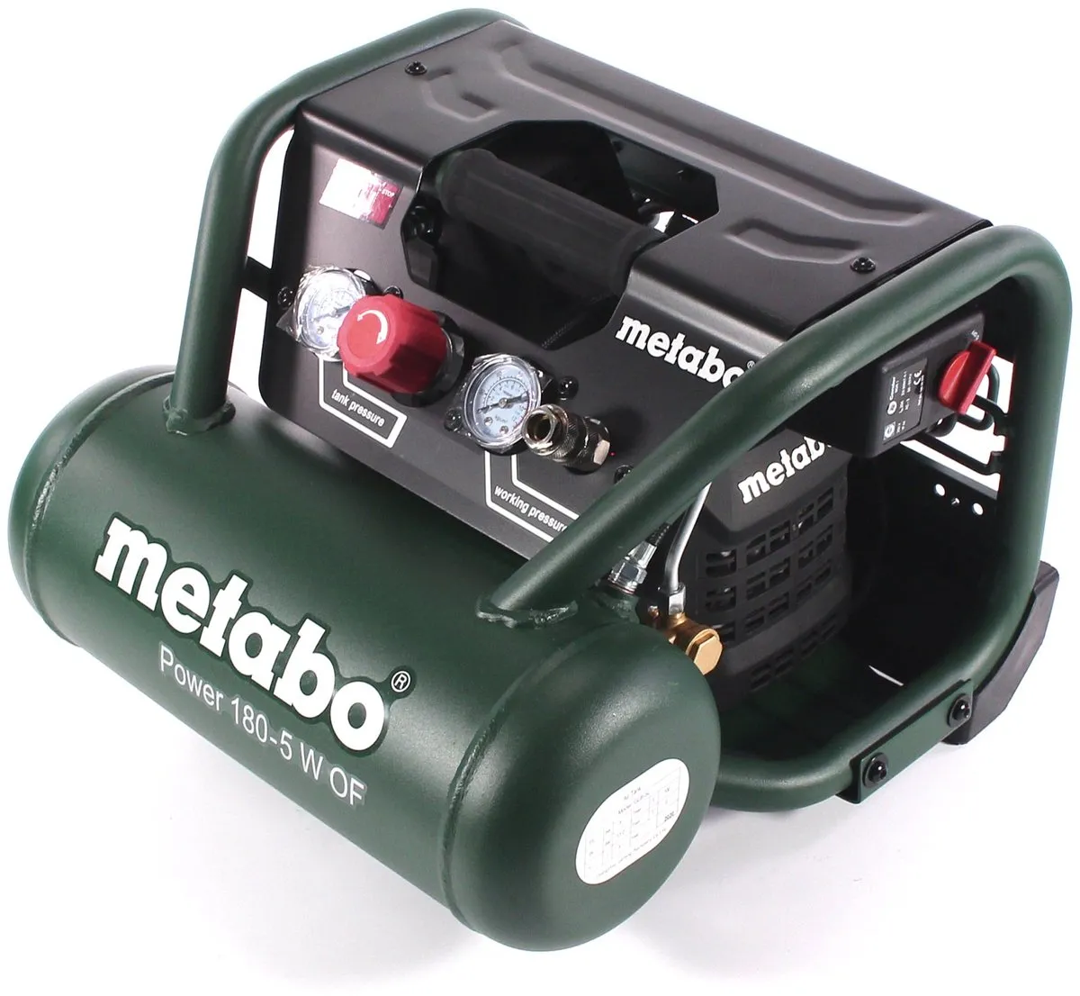 Metabo Power 180-5 W OF Compressor 1100W - 8 bar - 5L