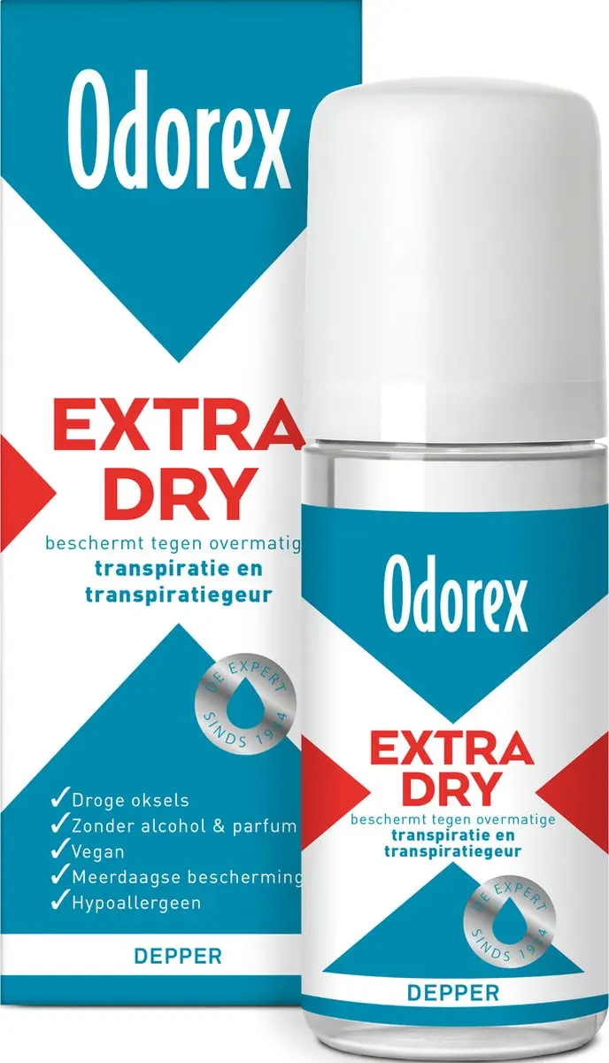 Odorex Extra Dry Depper - 2x50ml