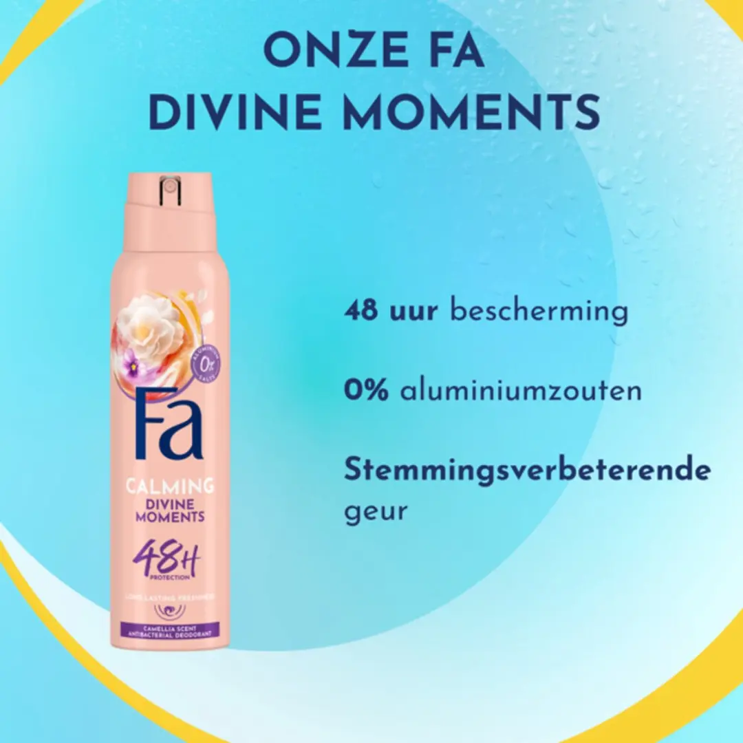 Fa Divine Moments Deodorant Spray 3x150ml