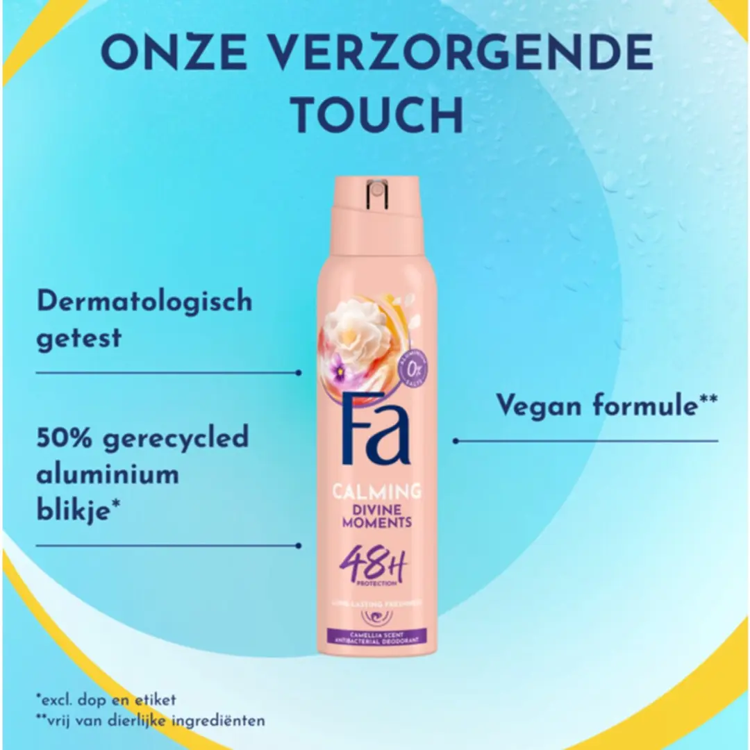 Fa Divine Moments Deodorant Spray 3x150ml