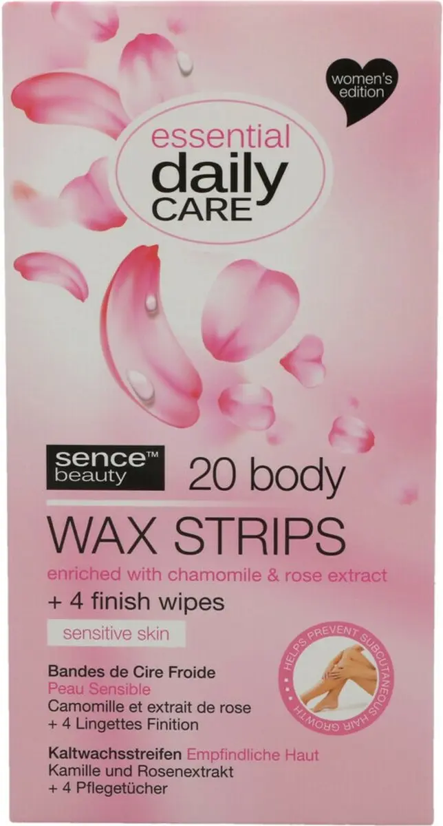 Sence Waxstrips Lichaam - 120g (6x20 Stuks)