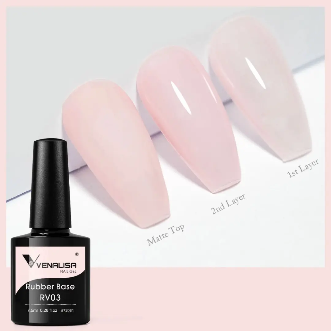 Venalisa Rubber Base UV Gellak Licht Nude 7.5ml