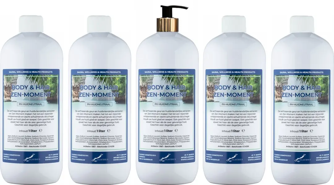 Splashbox Cosmetics Body & Hair Zen Moment 1L - 10 Stuks