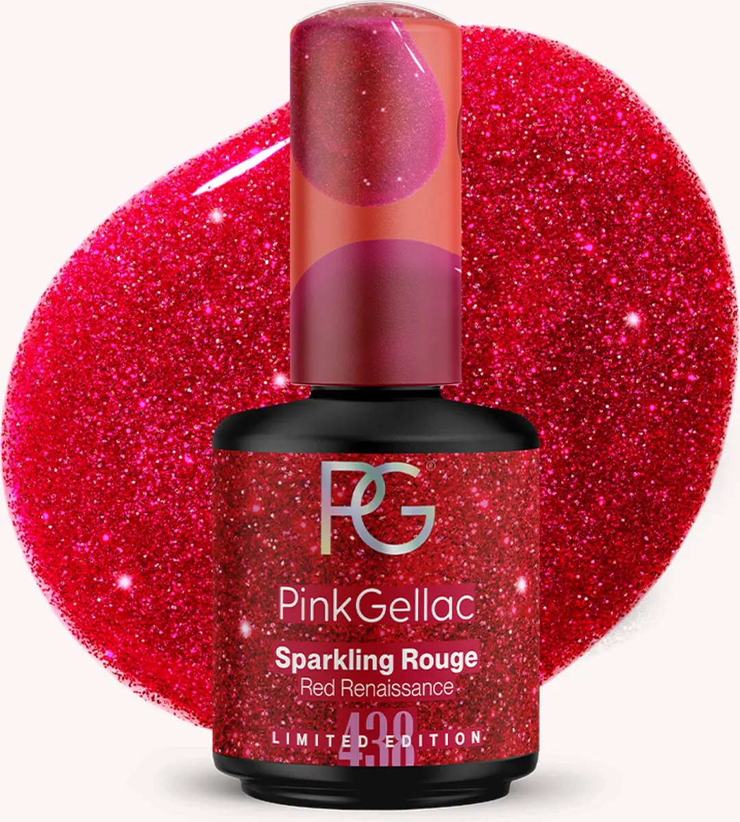 Pink Gellac 438 Sparkling Rouge Gellak 15ml