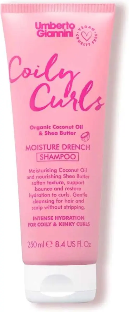 Umberto Giannini Coily Curls Moisture Drench Shampoo 250ml