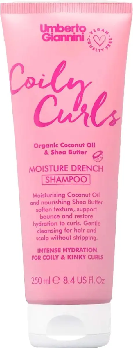 Umberto Giannini Coily Curls Moisture Drench Shampoo 250ml