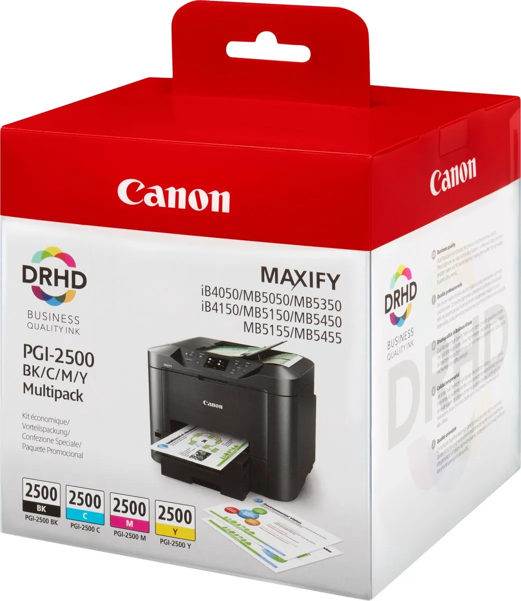 Canon PGI-2500BKCMY Inktcartridge MultiPack