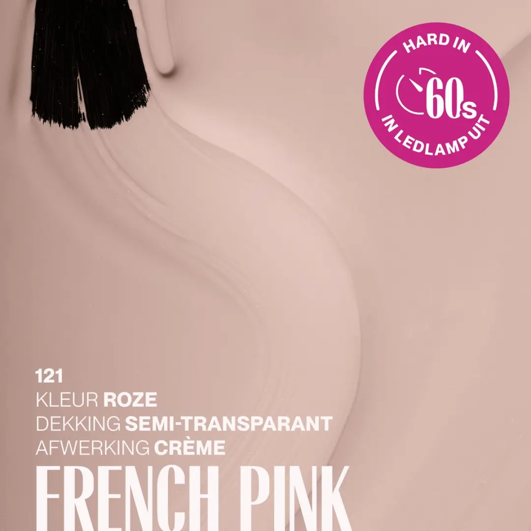 Pink Gellac French Pink 121 Gellak - 15ml