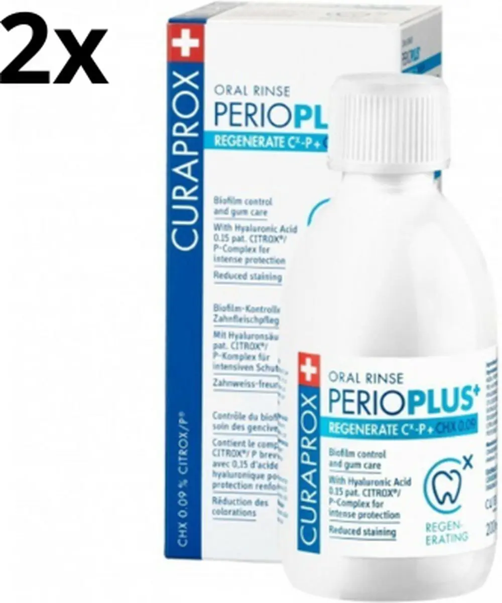 Curaprox Perio Plus Regenerate CHX Mondwater 400ml