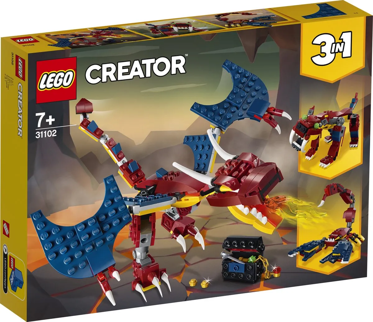 LEGO Creator Vuurdraak 31102