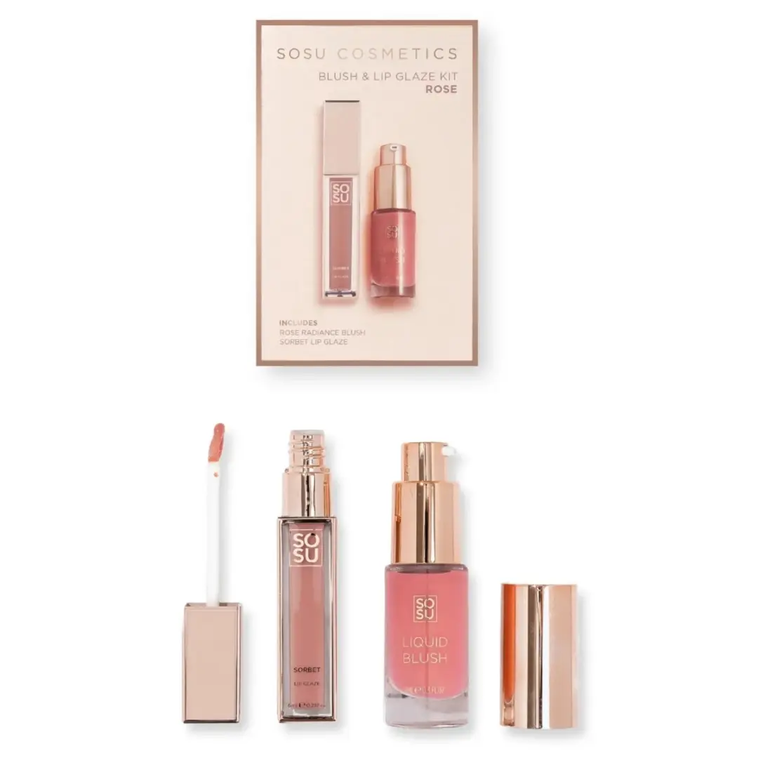 Sosu Blush and Lip Glaze Giftset Pink - 2 Stuks