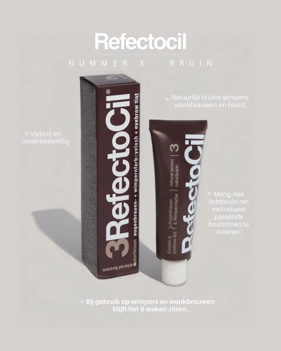 Refectocil Wenkbrauw/Wimperverfset Bruin - 115ml