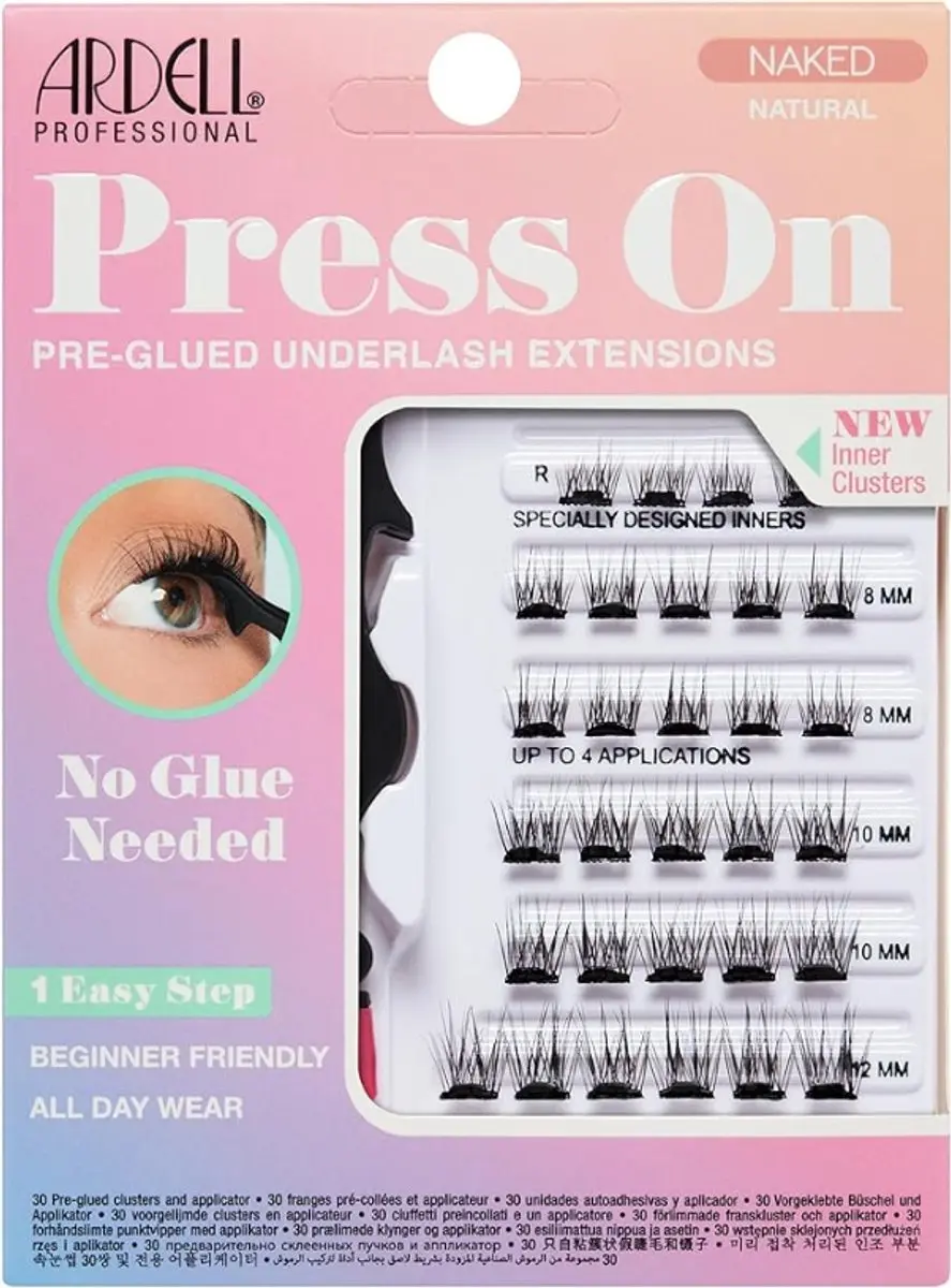 Ardell Wimpern in Bündeln Pre-glued Naked Natural 10