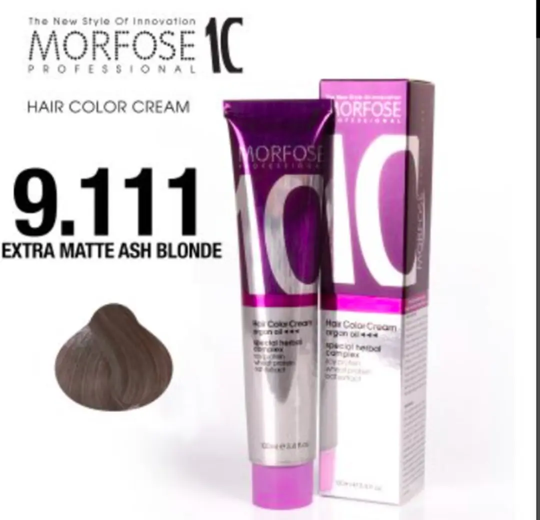 Morfose Color Cream 9.111 Extra Matte Ash Blonde 100ml
