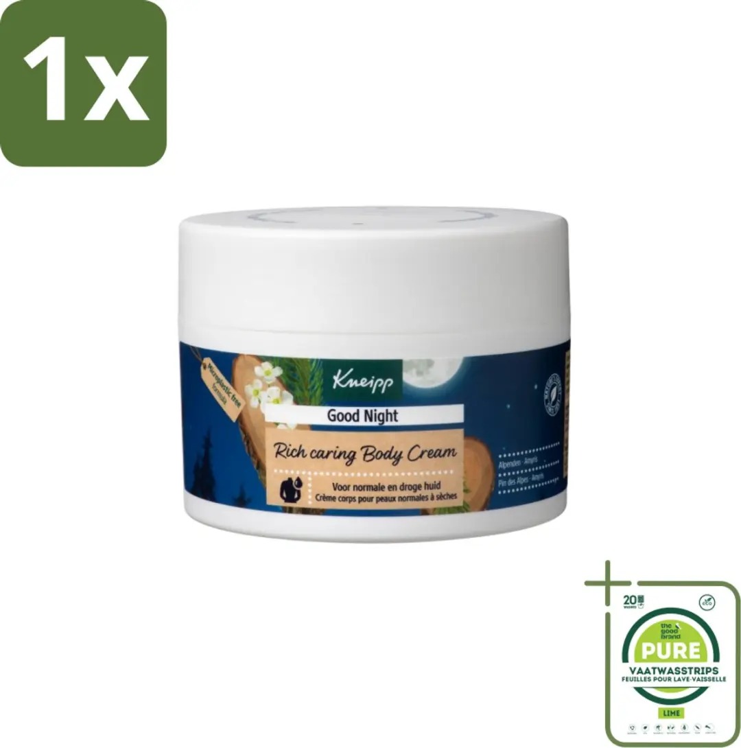 Kneipp Good Night Alpenden & Amyris Bodycrème 200ml