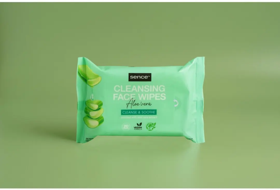Sence Gezichtsreinigingsdoekjes Aloë Vera - 200g