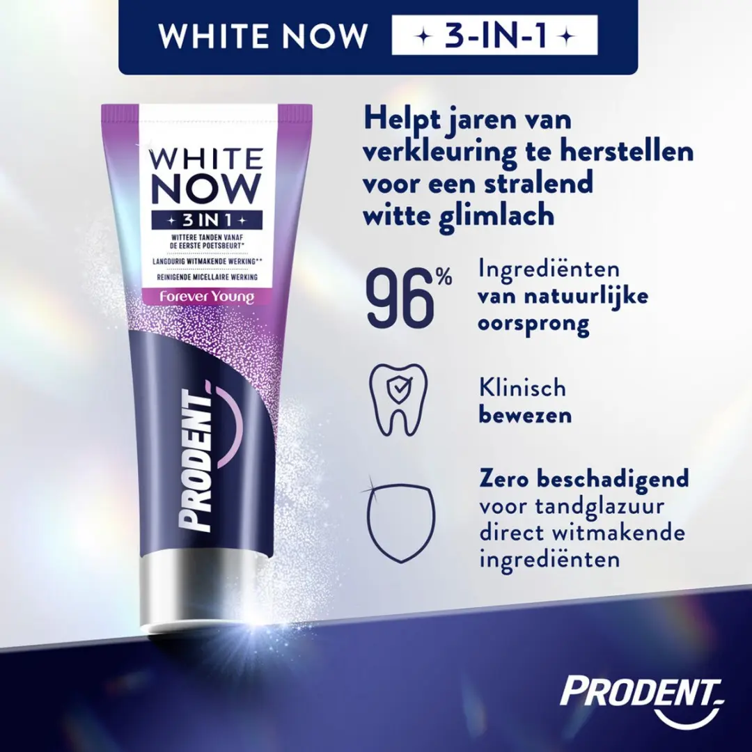 Prodent Tandpasta 3in1 Forever Young 75ml