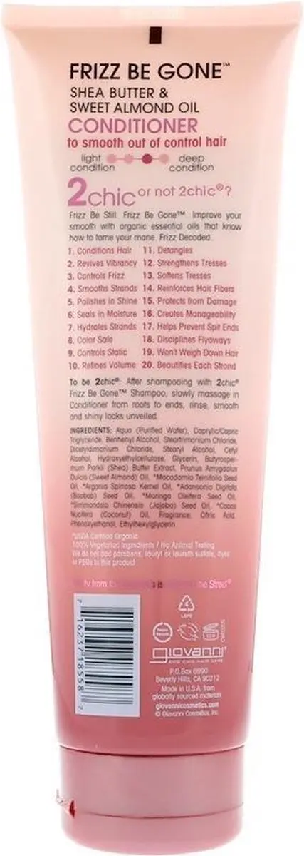 Giovanni Cosmetics 2chic Frizz Be Gone Conditioner 250ml