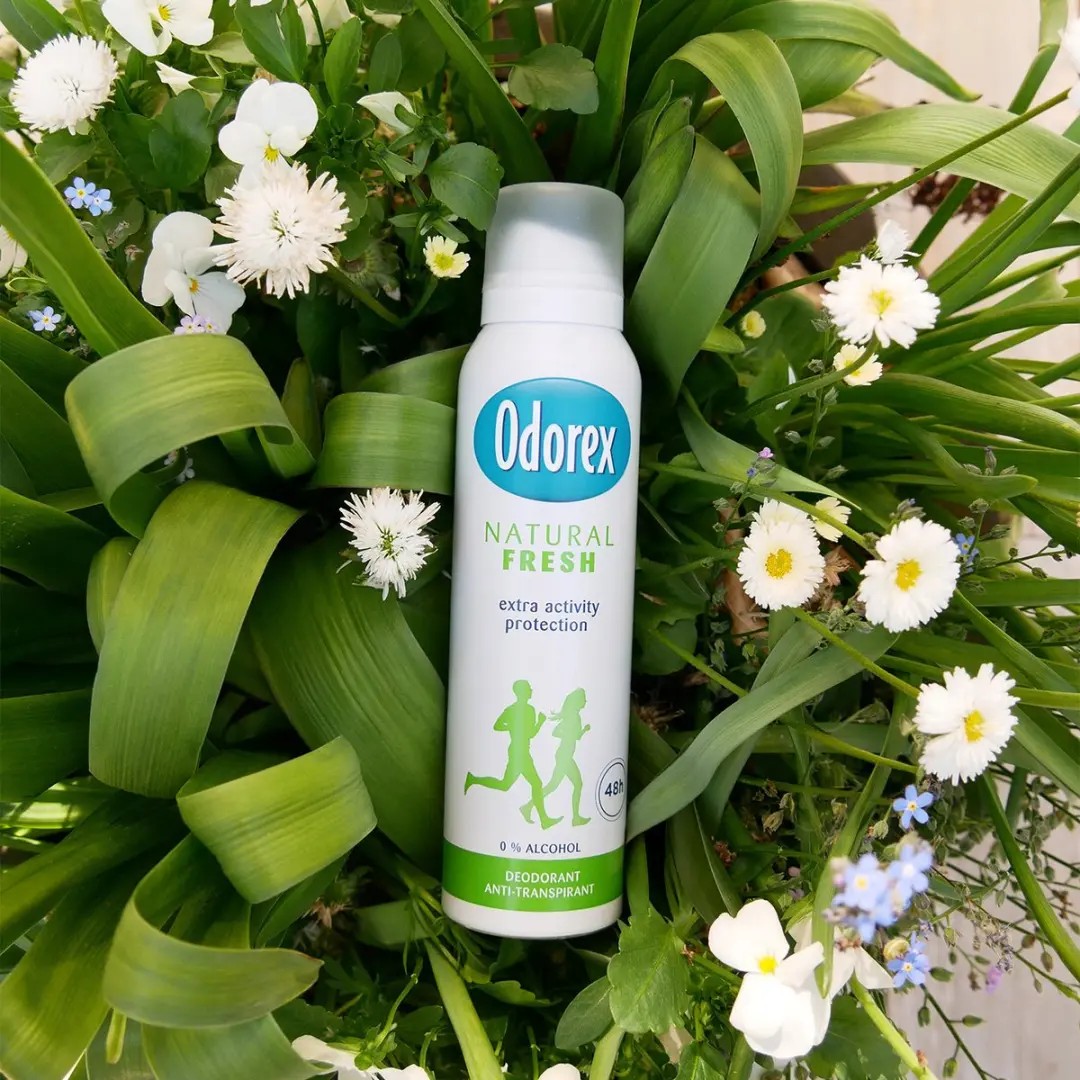 Odorex Natural Fresh Anti-Transpirant Spray - 6x150ml