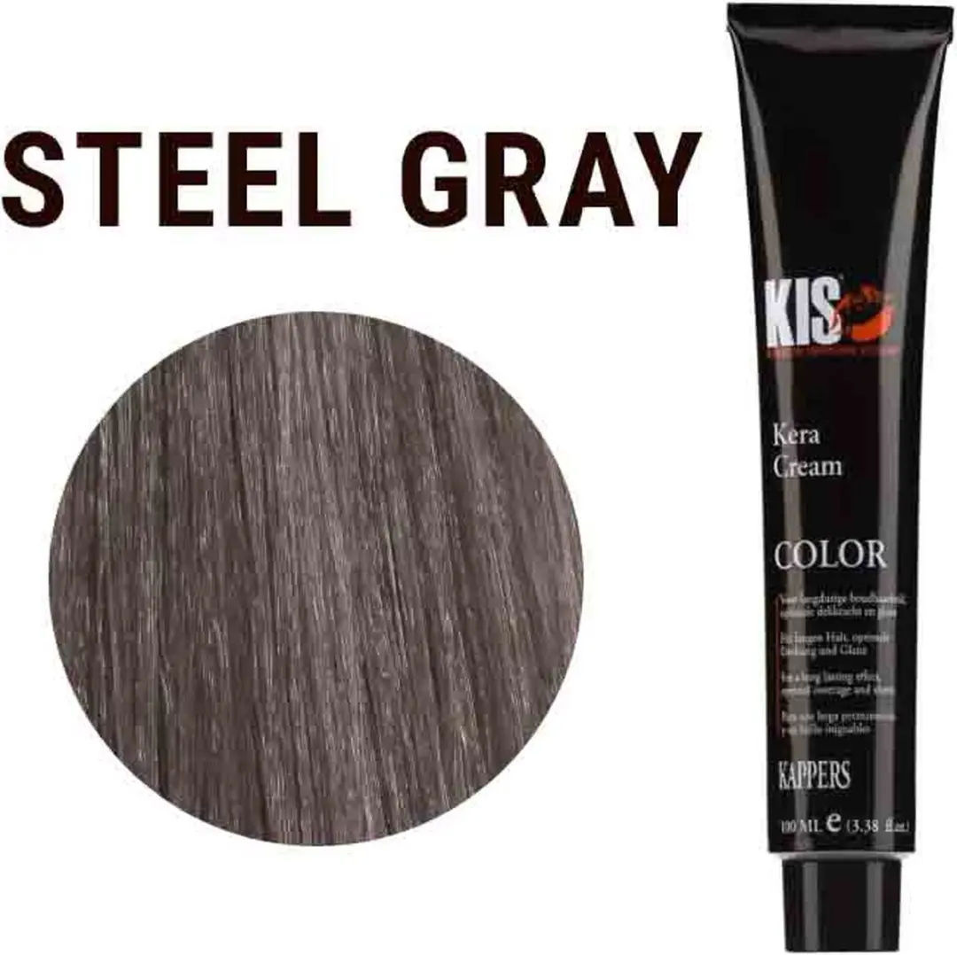 KIS Color Keracream Haarverf Steelgray 100ml